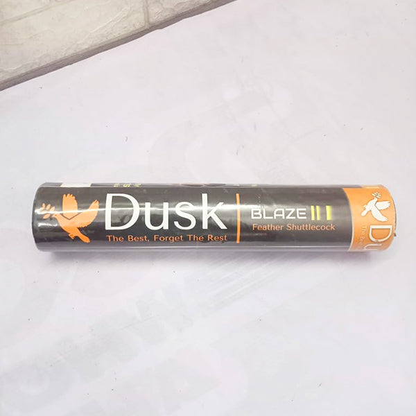 AM5178 Dusk Badminton Shuttlecock Feather, Pack of 10 (White)