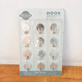 AM5263 Advanced Stainless Steel Round Hook - Pack of 12 Pcs