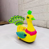 AM5183 Electric Peacock Bump and Go Toy 3D Lights and Music | Toys for Toddlers