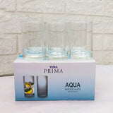 AM5207 YERA Prima AQUA Water Glass- Set of 6 Pcs - Each 245ml