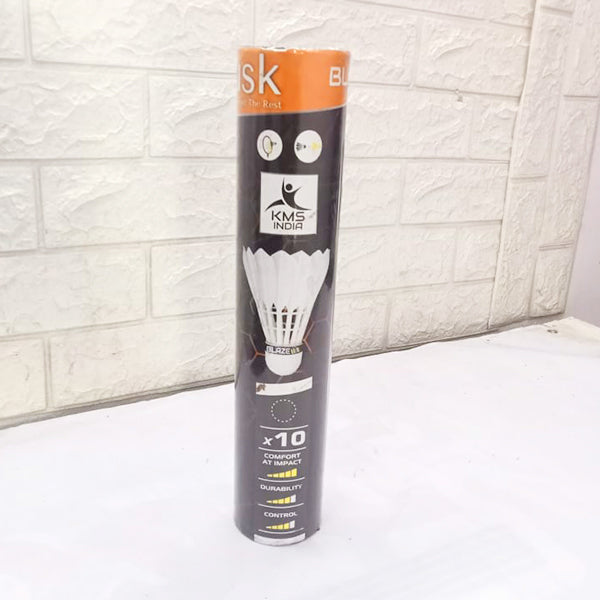 AM5178 Dusk Badminton Shuttlecock Feather, Pack of 10 (White)