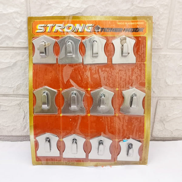 AM5236 ST14 Strong Sticker Hooks - Set of 12 Pcs