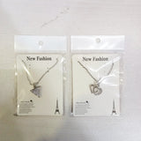 AM5758 Multi-Design Silver-Plated One Layer Chain And Pendant Set of 1 Pc