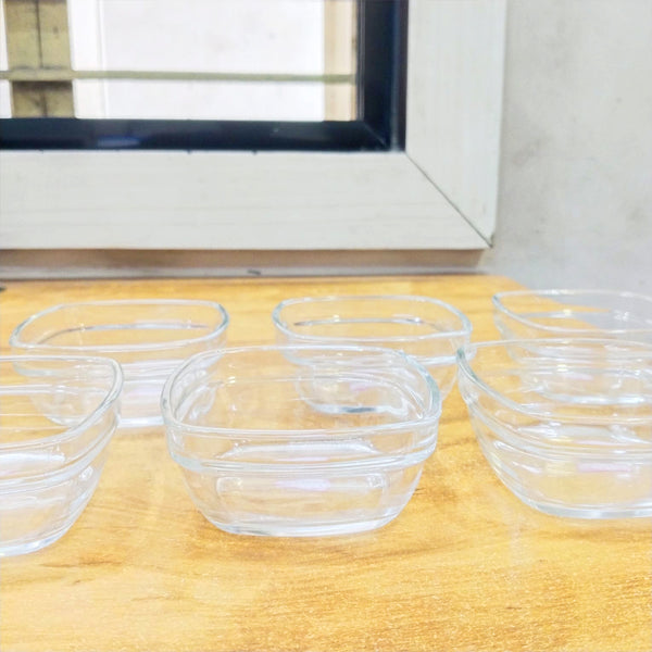 AM5682 Cello Nadir Square Stack Bowl- 150Ml (Set of 6 Pcs)