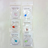 AM5625 Silver Plated Korean pendent Jewellery Set for Women and Girls - (Pack of 4 Pcs)
