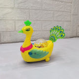 AM5183 Electric Peacock Bump and Go Toy 3D Lights and Music | Toys for Toddlers