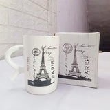AM5397 Paris City Printed Ceramic Coffee Mug for Tea, Coffee, Milk, Beverage - 1 Pcs