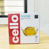 AM5684	Cello Nadir Square Stack Bowl- 600Ml