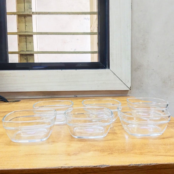 AM5682 Cello Nadir Square Stack Bowl- 150Ml (Set of 6 Pcs)