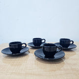 AM6001 Clink Ceramic Cup and Saucer Set of 8 pcs - 85ml