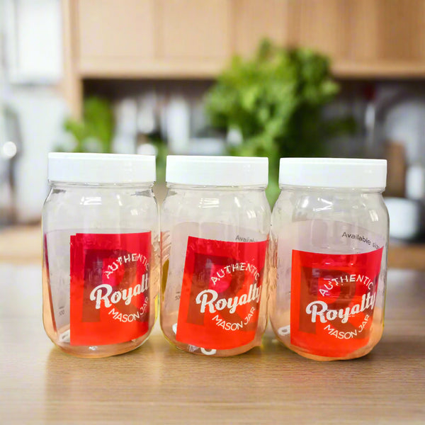 AM5806 Royal ware 1000ml Plastic Container Storage Jar (3 pcs) Set For Kitchen