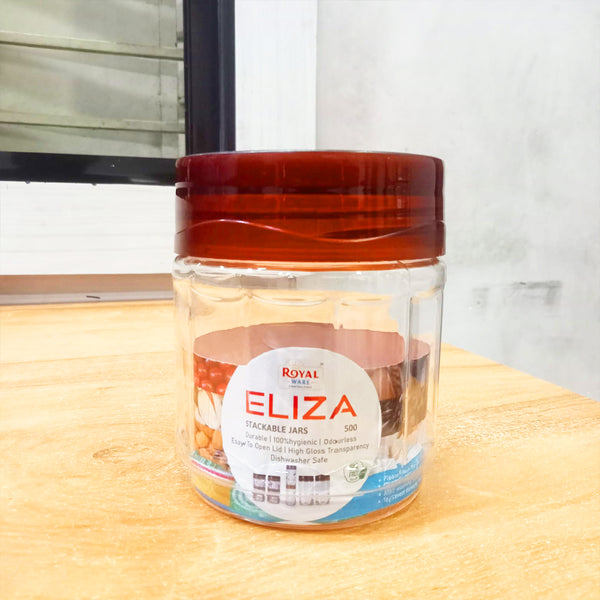 AM5803 Eliza 500ml Airtight Plastic Container Storage Jar (4 pcs) Set For Kitchen