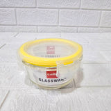 Di0001 Cello Fit & Fresh Clip-O Round Glass Storage Container - 240ml