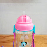 AM5859 Cutie Baby Feeding Cup with Straw 600 Printed Feeding Drinking Handle Kids Water Bottles