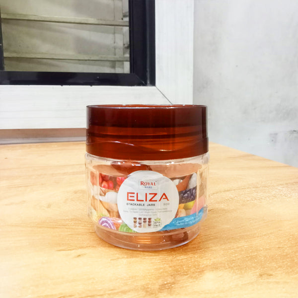AM5802 Eliza 300ml Airtight Plastic Container Storage Jar (6 pcs) Set For Kitchen