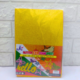 AM5246 Glitter Foam Sheet A4 Gumming 10 Sheets