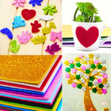 AM5246 Glitter Foam Sheet A4 Gumming 10 Sheets