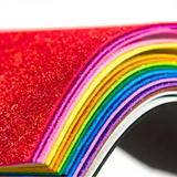 AM5246 Glitter Foam Sheet A4 Gumming 10 Sheets