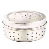 AM5330 Hole Dabba Stainless Steel Coriander Storage Box Small
