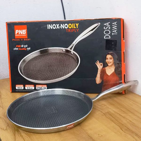 AM3925 PNB Kitchenmate Triply Dosa Tawa 30Cm