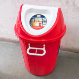 AM3993 Plastic Round Swing Lid Garbage Dustbin