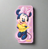 AM3270 Joyful Cartoon 3D Campass Box Color Availablity As Per Stock Plastic 1 Pencil, 1 Eraser, 1 Ruler, 1 Time-Table Set Of 5 Piece