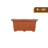 AM0858 Deep heavy Planter Rectangle pot 325x175x150