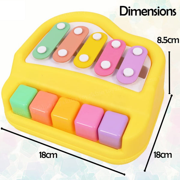 AM0134 Musical Xylophone and Mini Piano - Non-Battery