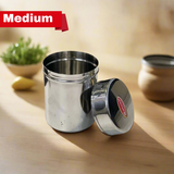 AM5325 Satyam Noori Dabbi Stainless Steel Containers For Storage Medium