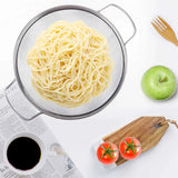 AM3575 Colander Basket With Handle 25cm Stainless Steel Basket 1 Pcs