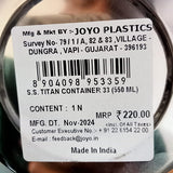 AM5126 JOYO Steelmax Titan Container - 550Ml