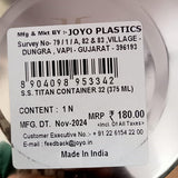 AM5127 JOYO Steelmax Titan Container - 375Ml