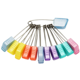 AM1071 Double Lock Safety Pins 12 Pieces