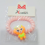 AM1035 Spiral Rubber Bracelet with Pendant