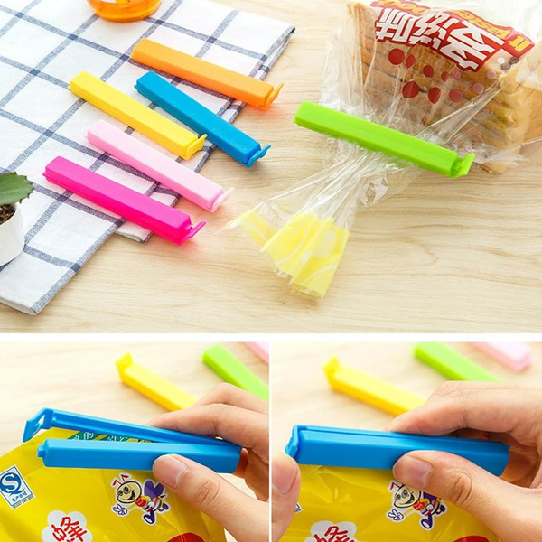AM6015 Food Bag Sealing Clips (18 Pcs, Multicolour)