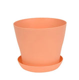 3286 Flora Round Shaped Hanging Planter -, Medium, 1 pc multicolour pot with tray