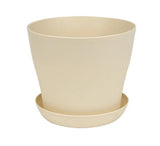 3286 Flora Round Shaped Hanging Planter -, Medium, 1 pc multicolour pot with tray