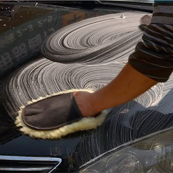 AM5485 Microfiber Car Cleaning gloves Brush dust Cleaner for Car & Bike interior exterior car wash Cleaning Supplies Cleaner Gloves