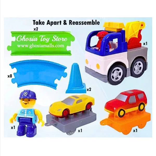 AM5586 Block Train Track Set - Pack of 30 Pcs