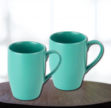 AM3766 CELLO Tierra Large Color Matt Panache Mug 230ml Set of 2 (Multicolour)