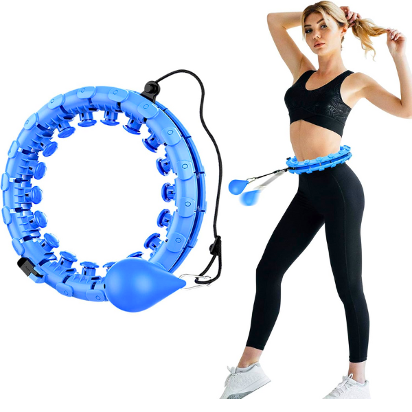 AM5411 Smart Hula Hoop, Smart Weighted Hula Hoop for Adults Weight Loss Women to Slim Waist