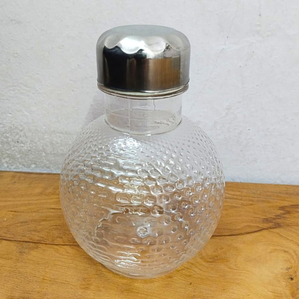 AM5301 Transparent Matka shape Plastic Jar
