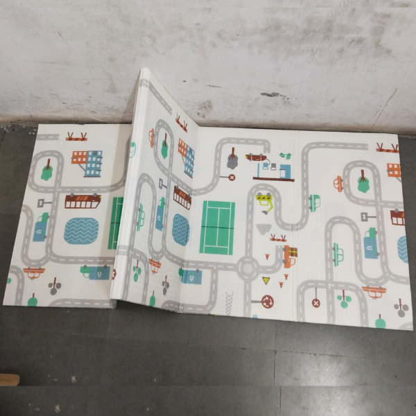 AM5419 Folding Foam Double Sides Baby Play Mat-(1.5mtrx2mtr) for Kids Baby