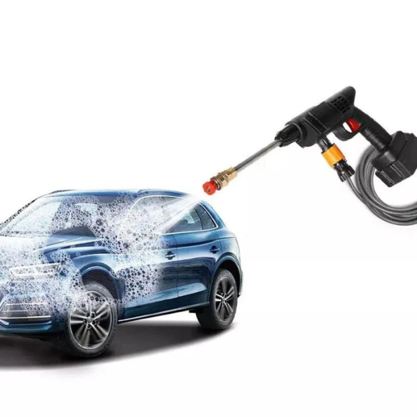 AM5420 Cordless Pressure Washer, 48V Battery Portable Handheld Car Cleaning Machine, 30Bar Pressure Water Spray Gun Pressure Washer Car Wash Spray Gun