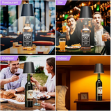 am5416 Wireless Bottle Lamp, 3 Colors Dimmable Wine Bottle Light Touch Control LED Wine Bottle Lamp For Bar Restaurant Bedroom