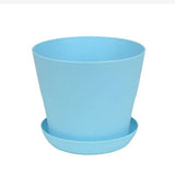 3286 Flora Round Shaped Hanging Planter -, Medium, 1 pc multicolour pot with tray