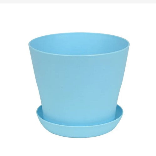 3286 Flora Round Shaped Hanging Planter -, Medium, 1 pc multicolour pot with tray