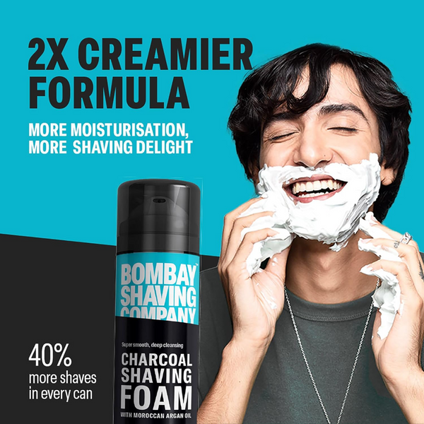 AM5473 Bombay Shaving Company Charcoal Shaving Foam for Men