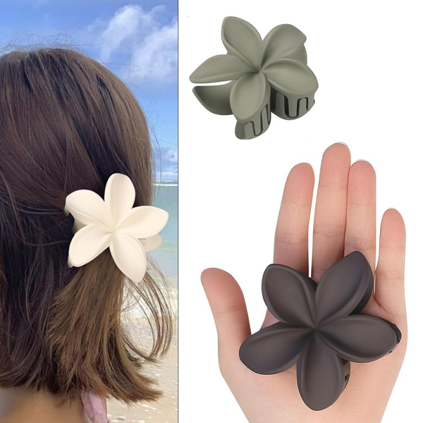 AM5619 Jumbo Flower Hair Claw Clips For Women/Girls (Pack of 1 Pcs, Multicolour)