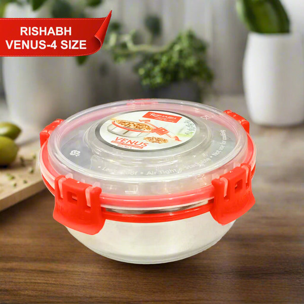 AM5659 Rishabh Venus-4 Size Air-Tight & Leak Proof Stainless Steel Container